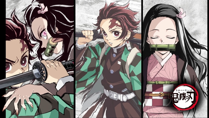 Nezuko Kamado, Anime, 4K, Demon Slayer: Kimetsu no Yaiba, Tanjirou Kamado