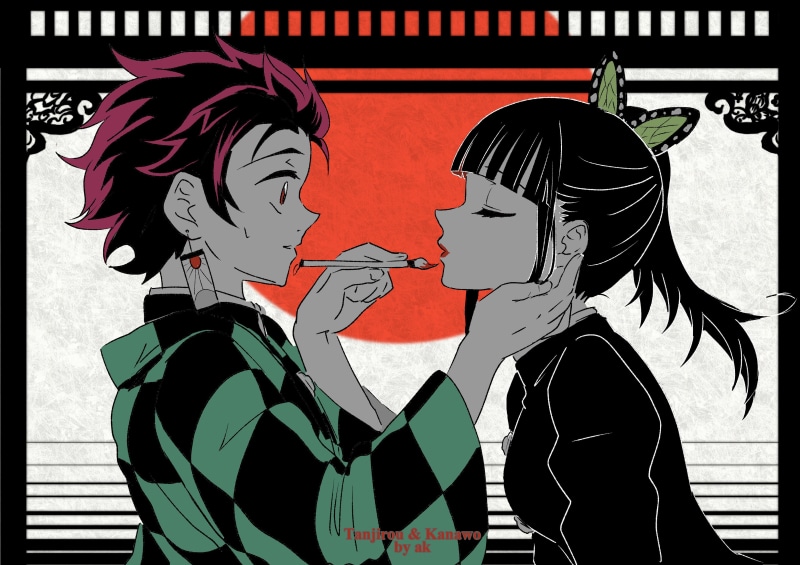 Tanjirou Kamado, Kanao Tsuyuri, Demon Slayer: Kimetsu no Yaiba, Anime, 2K