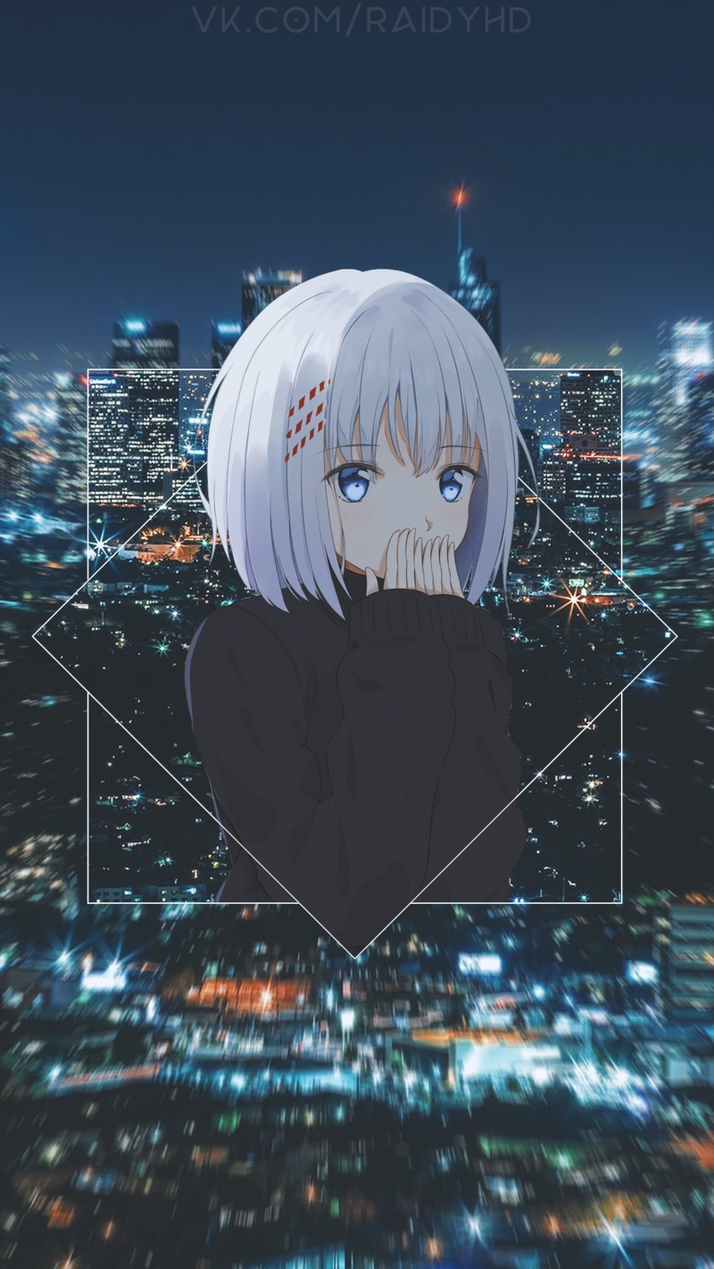 picture-in-picture, Tobiichi Origami, 4K, anime girls, anime