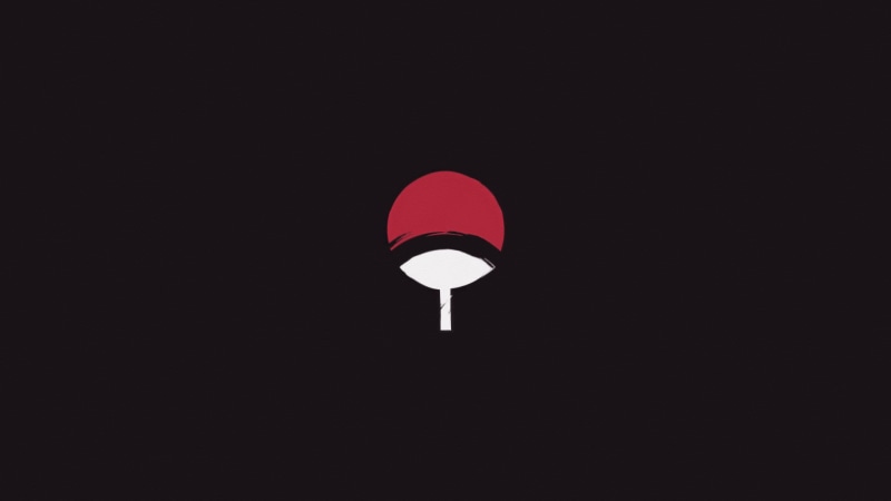 red, 1080P, Naruto (anime), Konoha, Uchiha Obito, Photoshop, logo, Uchiha Sasuke, Uchiha clan, Uchiha Madara, white, Uchiha Itachi, minimalism, dark