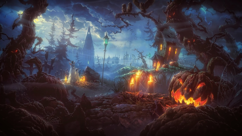 cloud - sky, fire - natural phenomenon, fire, digital, heat - temperature, castle, Photoshop, built structure, digital art, trees, sky, fan art, flame