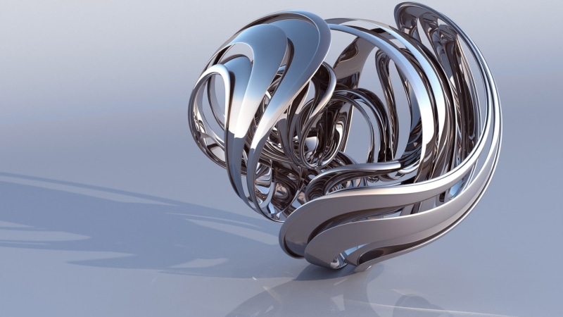 render, Photoshop, metal, silver colored, steel, creativity, abstract, household equipment, nature, no people, glass - material, reflection, 3D, CGI, shiny