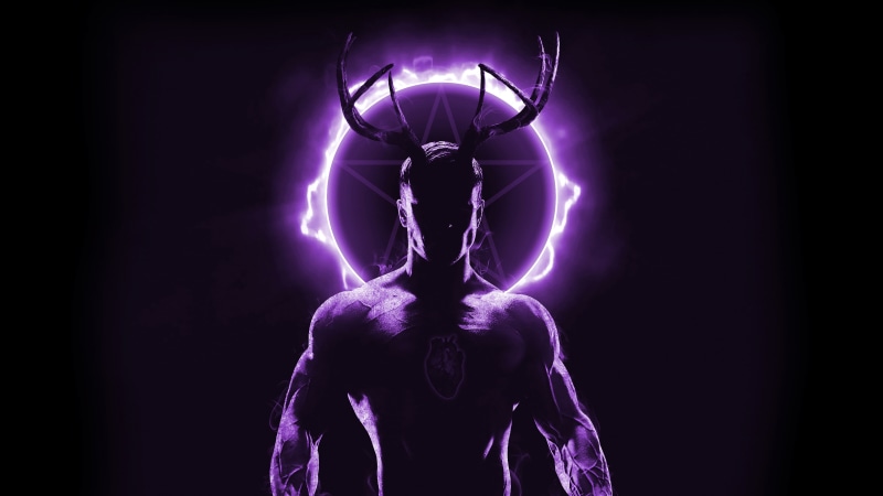 muscles, fictional character, fantasy art, 4K, artwork, magic, simple, fictional, heart, people, fire, digital, concept art, purple, Inside, illustration