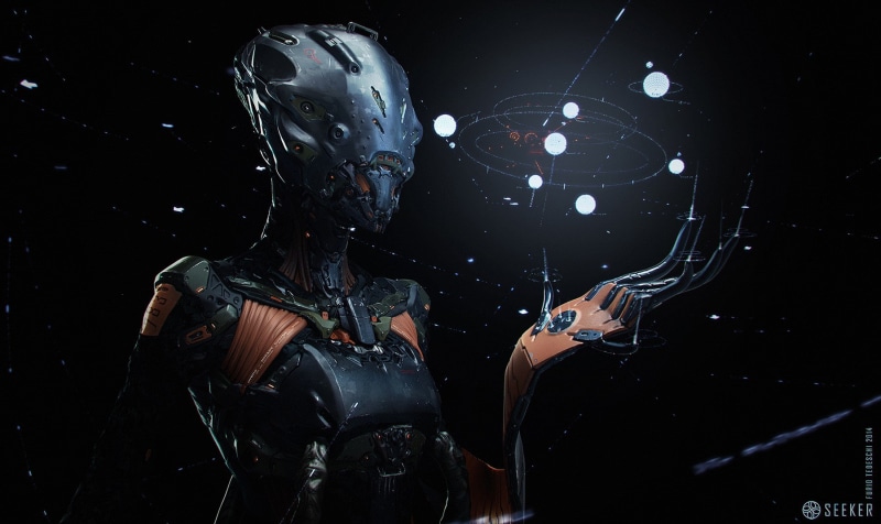 robot, fantasy art, artwork, two people, arts culture and entertainment, leather, men, creativity, cyborg, studio shot, people, 720P, glass - material