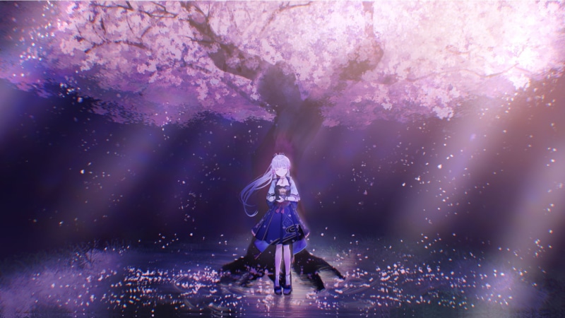 cherry blossom, 1080P, Kamisato Ayaka(Genshin Impact), Genshin Impact