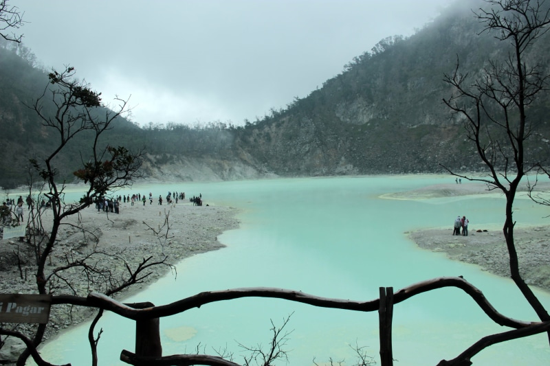 scenics - nature, water, scenery, smelly, tranquil scene, branch, cyan, idyllic, snowcapped mountain, 5K, beside, sulfur, java, mineral, cold temperature