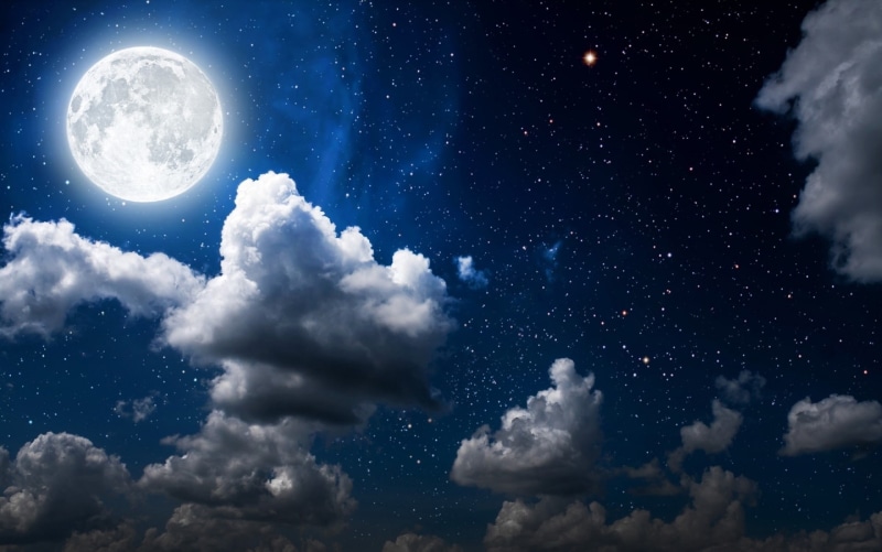 beauty in nature, digital composite, space, moon, moonlight, astrology, blue, scenics - nature, outdoors, night, dark, astronomy, sky, moon surface, full moon