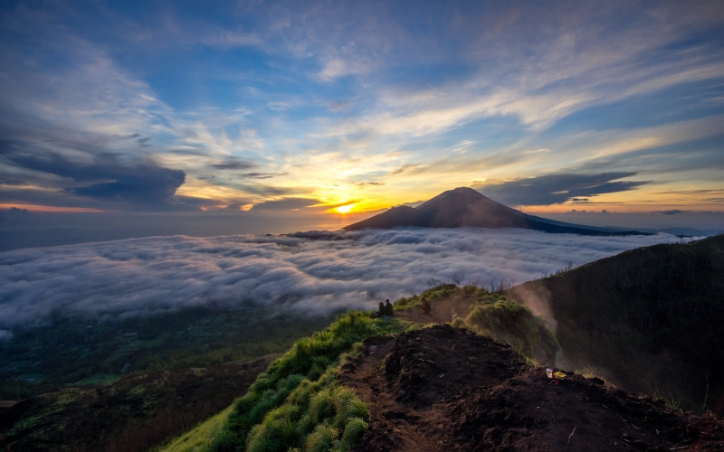 volcanoes, photography, morning, 4K, mountains, sun, sky, batur, nature, sunrise, gunung, gunungbatur, indonesia