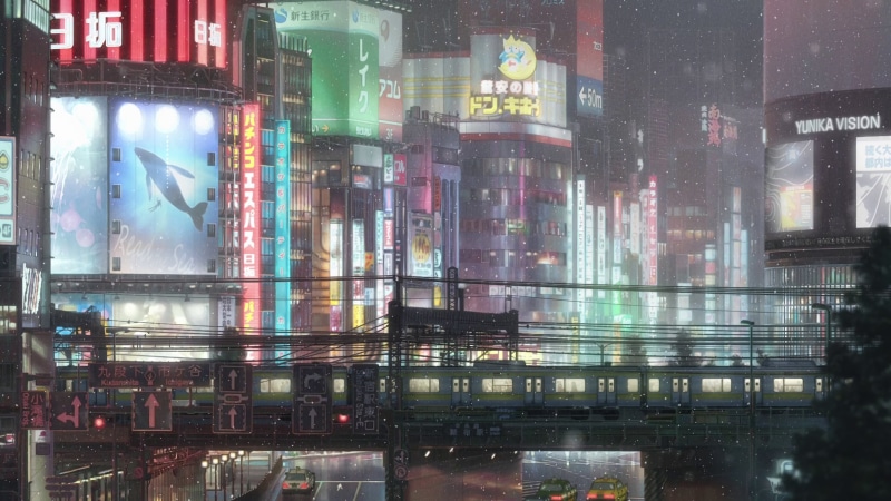 Tenki no Ko, 4K, rain, Japan, city, anime, Weathering With You