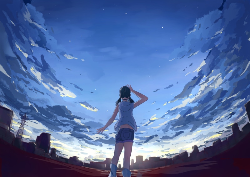 Weathering With You, Anime, Hina Amano, 2K