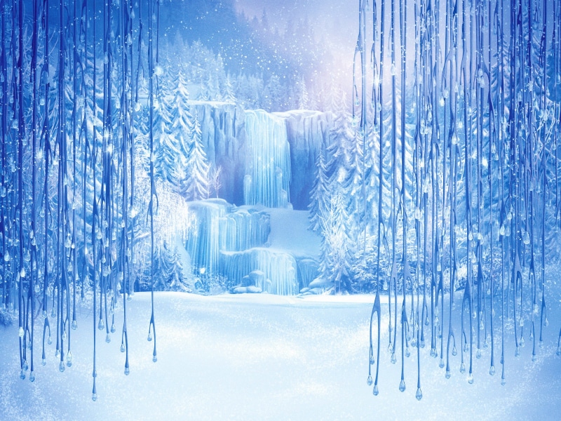 tree, blizzard, cold - Temperature, abstract, christmas, winter, snowflakes, season, beauty In Nature, blue, ice Crystal, extreme weather, waterfalls, icicles