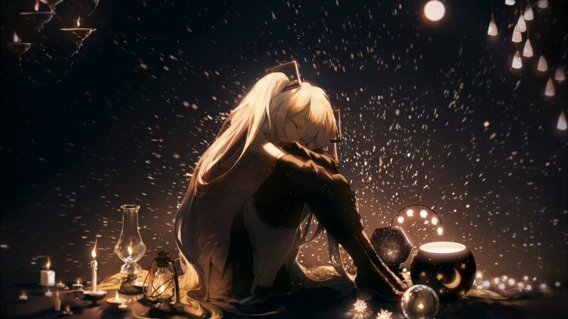 fictional, blurred motion, holding, metal industry, artwork, female, real people, glowing, fire, young adult, illuminated, women, haired, anime girls, motion