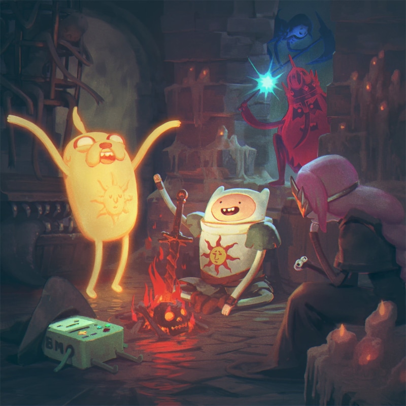 toy, real people, illuminated, backgrounds, BMO, adventure, christmas Decoration, Princess Bubblegum, Ice King, celebration, heat - Temperature, lighting Equipment