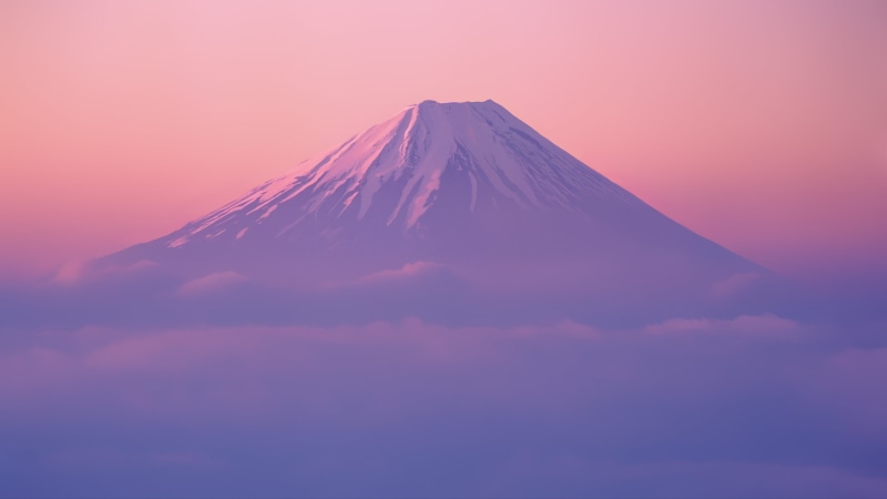 sky, yamanashi Prefecture, mist, landscape, travel destinations, asia, snowcapped mountain, snowy, cloud - sky, power in nature, sunset, Mount Fuji, daytime
