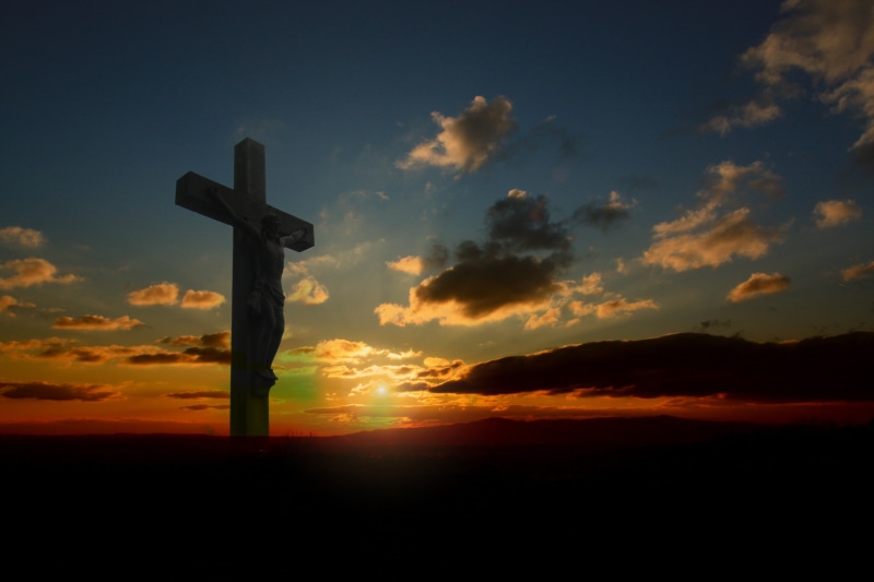 tranquil scene, dramatic sky, silhouette, belief, forgiveness, wood, nature, religion, catholicism, christianity, catholic, no people, spirituality, outdoors