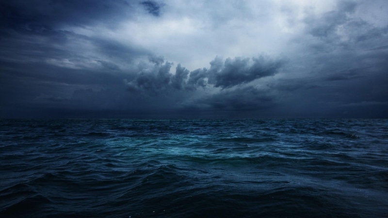 outdoors, torrential rain, no people, rain, beauty in nature, cloud - sky, horizon over water, nature, storm, water, 1080P, wind, dark, thunderstorm, power in nature