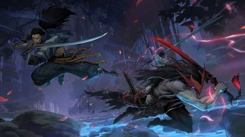 League of Legends, Yasuo (League of Legends), Yasuo, brothers, Yone (League of Legends), spirit blossom, Riot Games, 4K