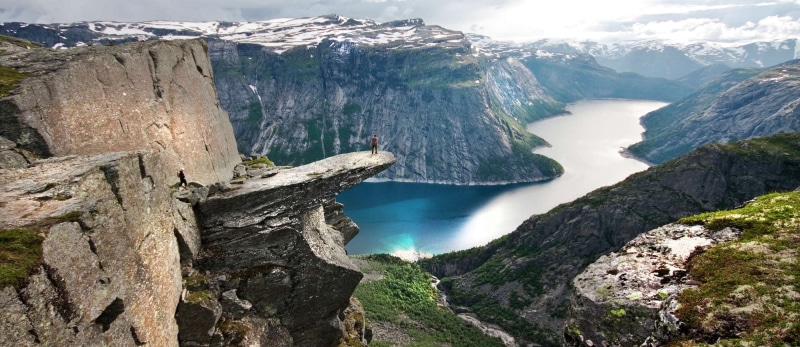 remote, day, sea, mountain range, scenics - nature, rock, fjord, mountains, canyon, landscape, outdoors, panorama, water, nature, rock formation, tranquil scene