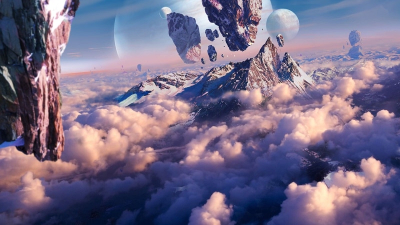 landscape, european Alps, hiking, global communications, mountain Range, concept art, winter, city, nature, artwork, outdoors, cloud - Sky, snow, digital