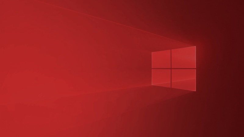 4K, computer, simple, Windows 10 Anniversary, Microsoft Windows, red, Software, Windows 10
