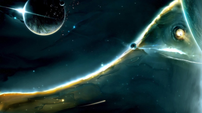 star - space, planet earth, no people, nebula, shooting stars, space, planet, night, sky, moon, orbiting, satellite view, nature, space exploration