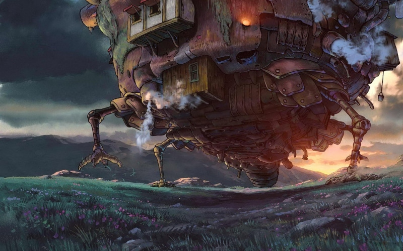 howl 039 s, 1080P, castle, moving