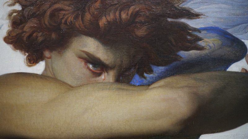 fallen angel, 1080P, painting, Alexandre Cabanel, angel