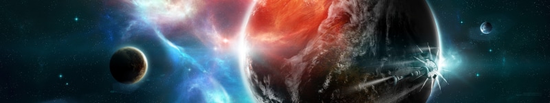 triple screen, 5K, spacescapes