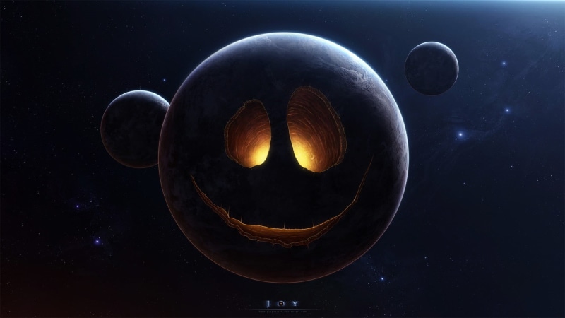 mouth, orbiting, space and astronomy, eclipse, nature, planet, stars, no people, star - space, spacescapes, galaxy, face, gray, digital composite, black
