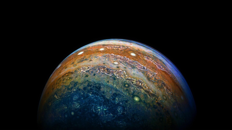 astronomical object, universe, jupiter, juno, juno spacecraft, space, nasa, outer space, photography, juno mission, space photography, 4K, planet