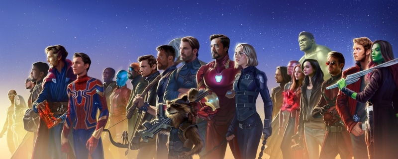 Black Panther (Marvel Comics), Avengers: Infinity War, Anthony Mackie, Karen Gillan, Tom Holland, Ant-Man, Groot, Chris Hemsworth, Guardians of the Galaxy