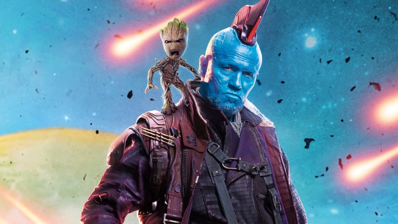 people, digital composite, clothing, hd, yondu, guardians of the galaxy vol 2, young adult, sky, headshot, baby groot, activity, movies, illuminated, portrait