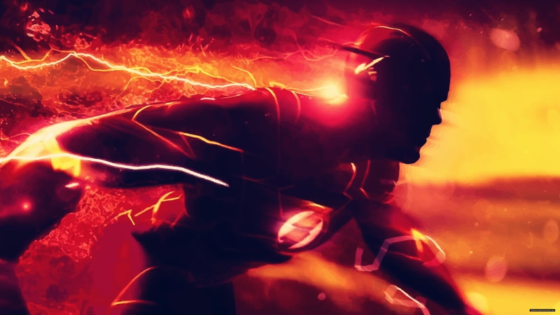 DC Comics, The Flash, Superheroes, 4K, 4K