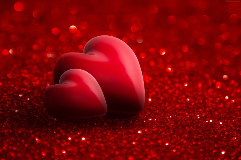 Valentines Day, 4K, love image, red, 4K, heart