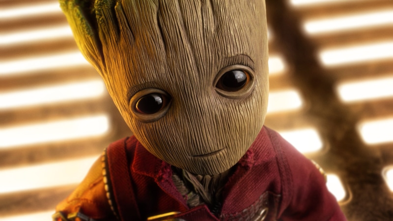 Guardians of the Galaxy Vol. 2, Movie, Groot, Marvel Comics, 2K