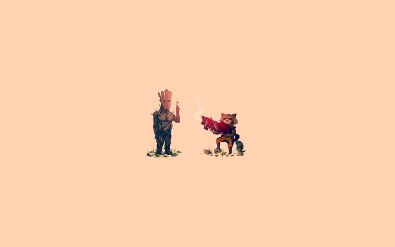 the, 1080P, galaxy, groot, hd, guardians, movies, marvel, raccoon, rocket
