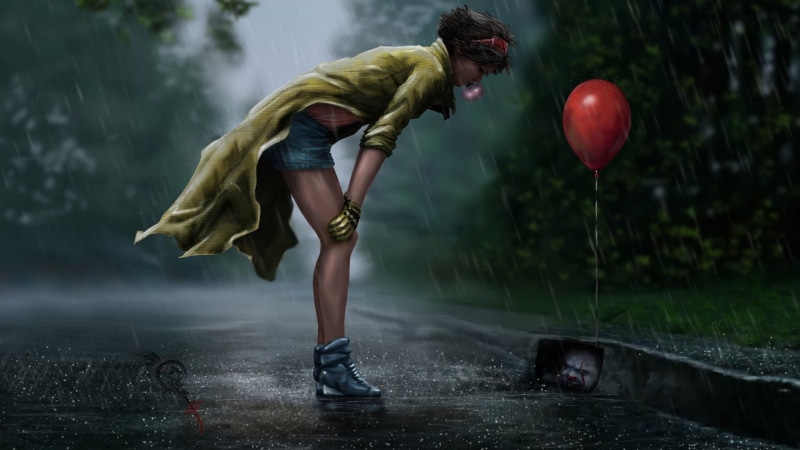 digital art, artwork, deviantart, hd, 1080P, artist, pennywise