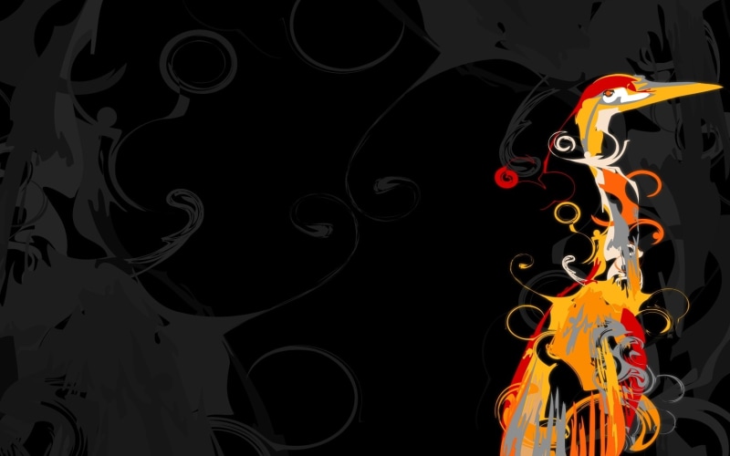 heron, technology, linux, ubuntu 8.04 hardy heron, 720P, hardy, Ubuntu, art, hd