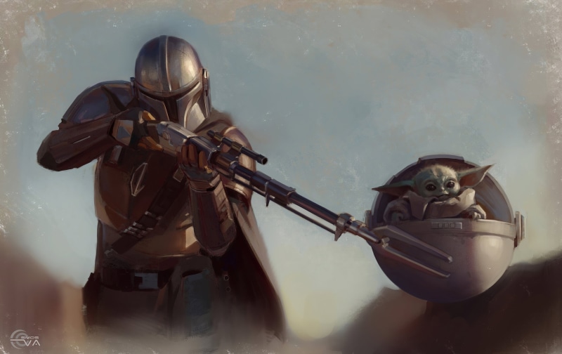 Star Wars, 4K, TV Show, Baby Yoda, The Mandalorian, The Mandalorian (Character)