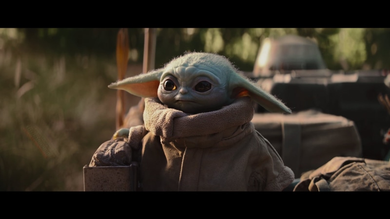 The Mandalorian, Baby Yoda, space, Yoda, science fiction, Star Wars, tv series, movie scenes, 1080P