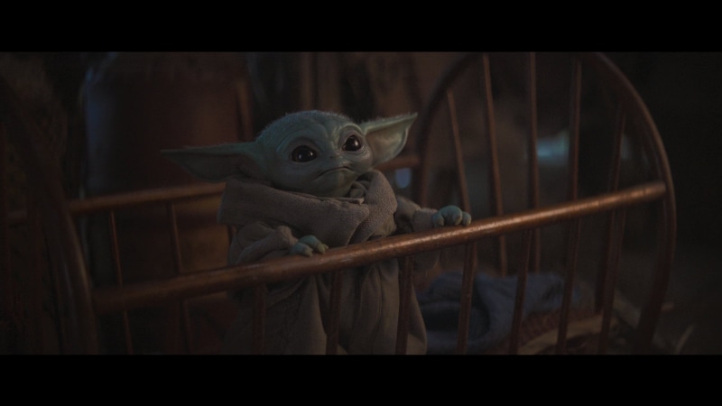 tv series, Star Wars, The Mandalorian, space, movie scenes, Yoda, science fiction, Baby Yoda, 1080P