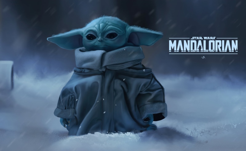 Baby Yoda, The Mandalorian, 4K, Star Wars, Mandalorian Yoda, Grogu, 4K