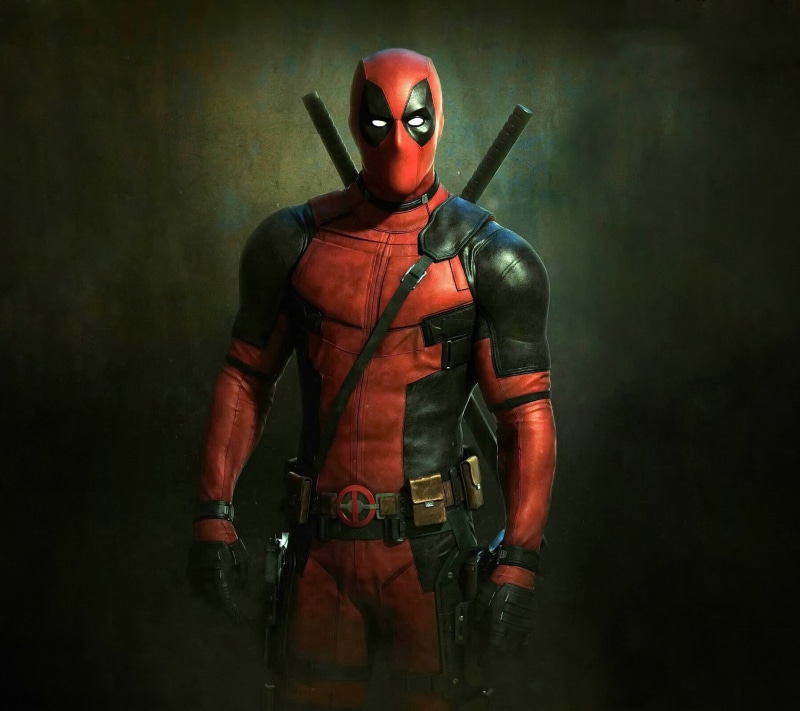 indoors, security, Deadpool, representation, safety, standing, illustration, people, suit of armor, waist up, headwear, helmet, three quarter length, human representation
