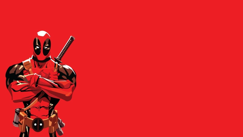 emotion, copy space, 1080P, colored background, red, Deadpool, no people, marvel, cut out, celebration, celebration event, event, single object