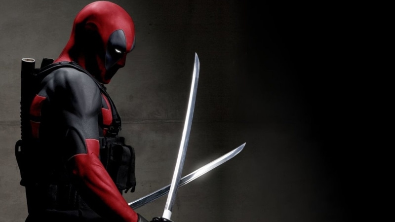 Deadpool, Marvel Comics, knight - person, sports equipment, helmet, protection, standing, Bodysuit, marvel, warrior - person, suit of armor, medieval, waist up