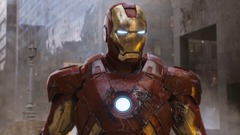 front view, human representation, iron, outdoors, helmet, Iron Man, clothing, built structure, uniform, one person, Marvel Comics, government