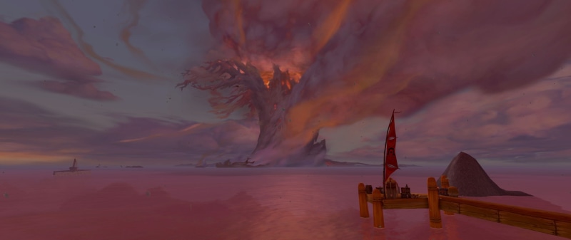 sky, power in nature, Teldrassil, scenics - nature, tranquil scene, architecture, built structure, Sylvanas Windrunner, Gaming Series, beauty in nature