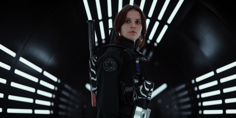 adult, beauty, standing, females, hairstyle, Jyn Erso, architecture, Rebel Alliance, Star Wars, one person, 2K, dark, Rogue One: A Star Wars Story, portrait