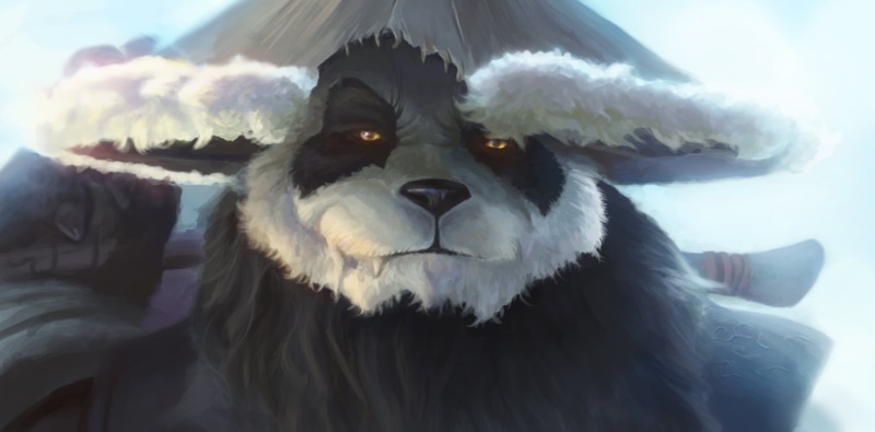 dog, kung, bear, art, day, World of Warcraft, vertebrate, pets, one animal, snow, animal, Mists of Pandaria, Warcraft, cute, animals And Pets, nature, no People