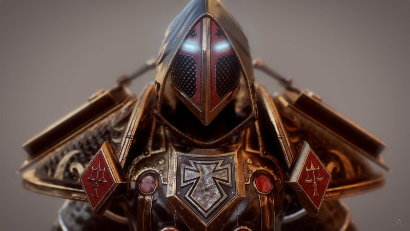 art and craft, 1080P, gold, Paladin, the past, aggression, craft, representation, focus on foreground, armored, protection, built structure, World of Warcraft